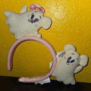 Disney Parks Mickey and Minnie Ghost Ear Headband